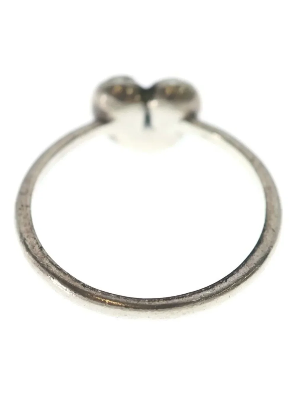 Chrome Hearts Bubblgm Heart Bubble Gum Ring Silver